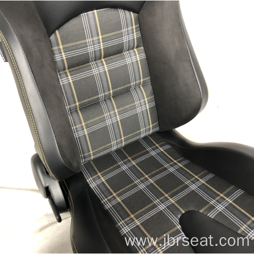 Customized fabric PVC suede racing seat